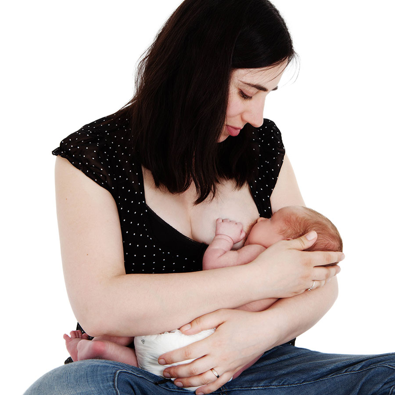 mother breastfeeding her baby