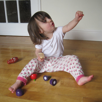 toddler playing